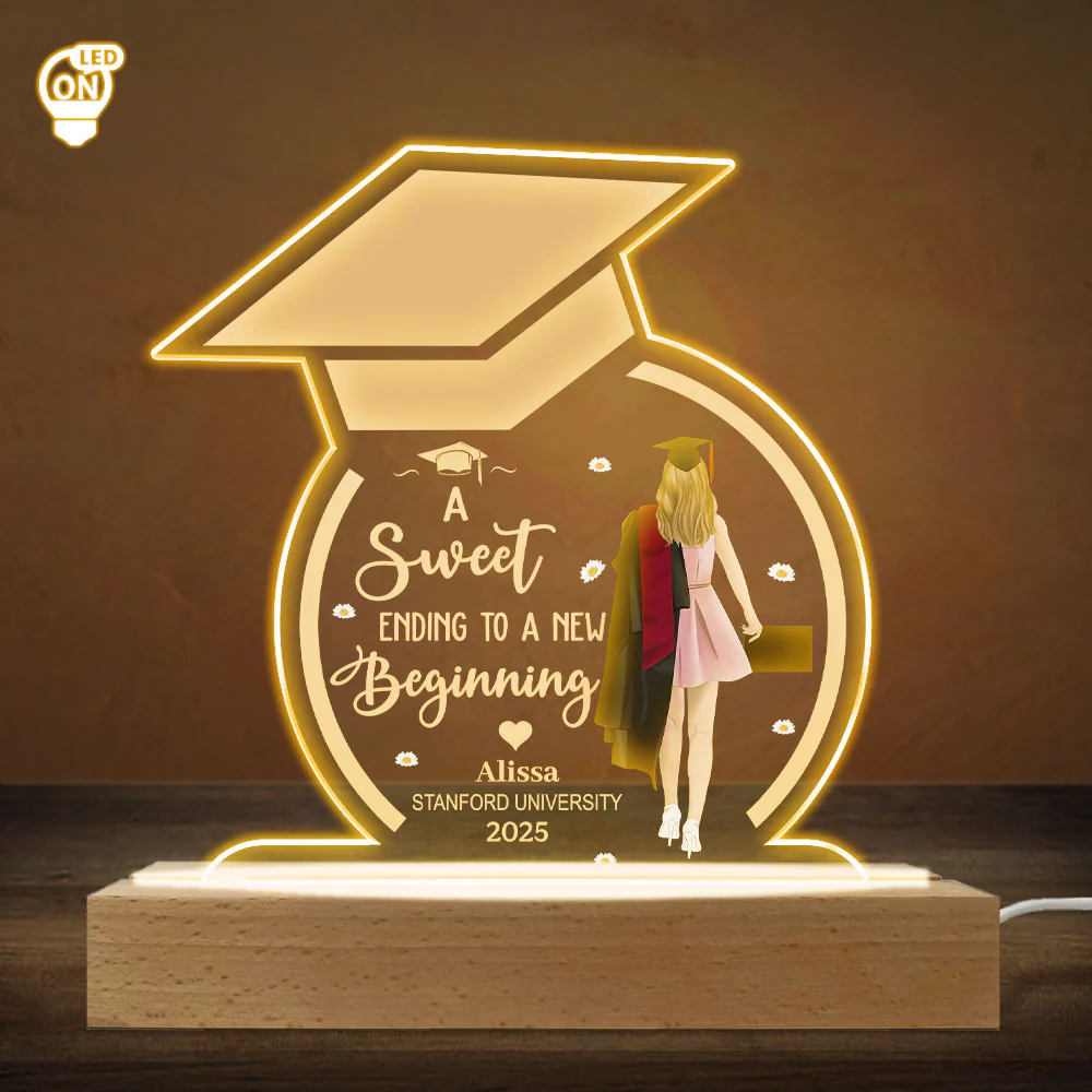 A Sweet Ending - Personalized Custom LED Light