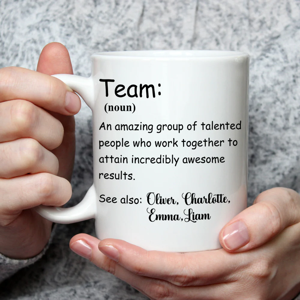 A Team - Personalized Custom Coffee Mug - Image 4