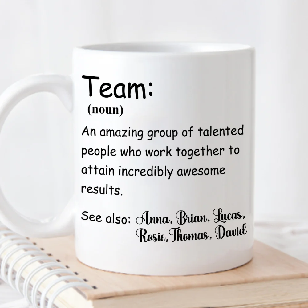 A Team - Personalized Custom Coffee Mug - Image 6