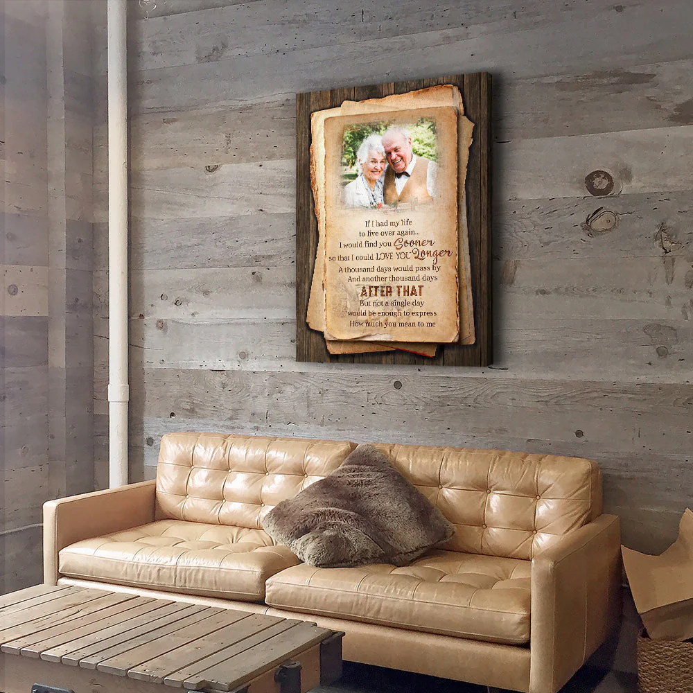 A Thousand Days - Personalized Custom Photo Canvas - Image 4