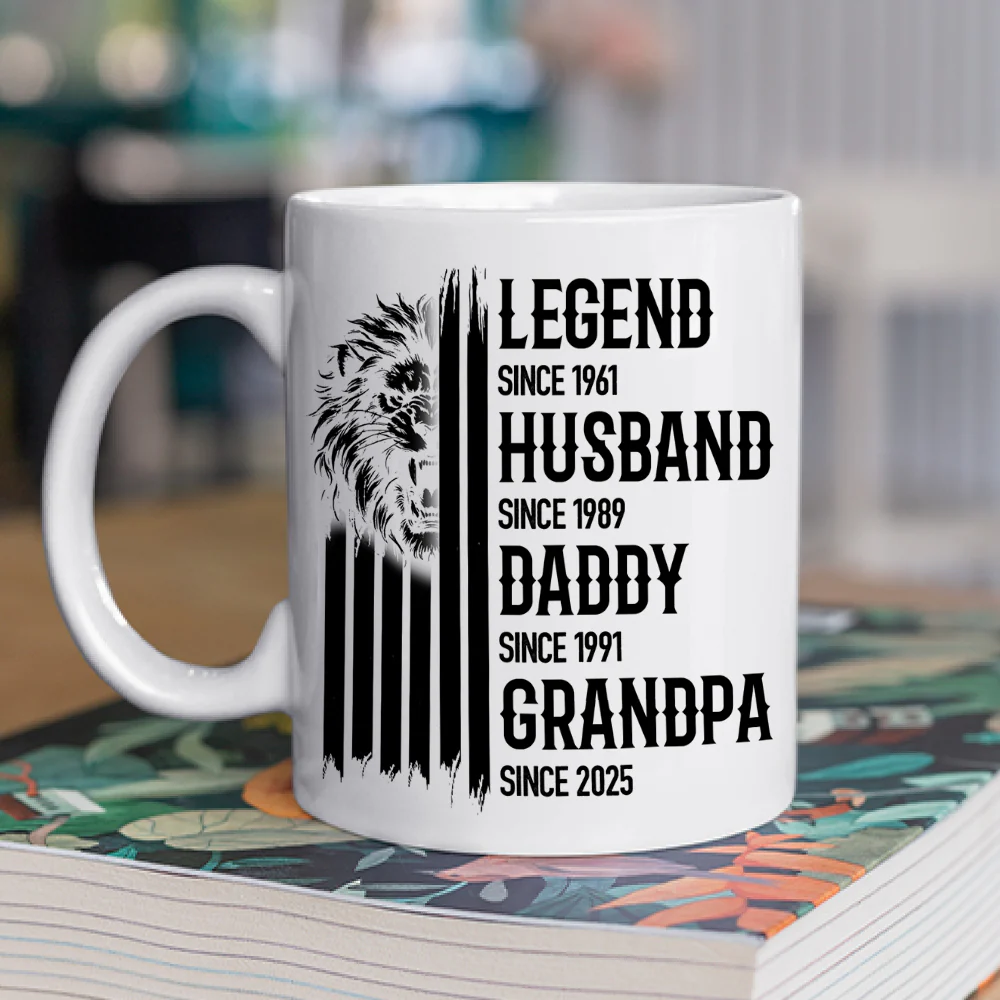 A True King - Personalized Custom Coffee Mug - Image 2