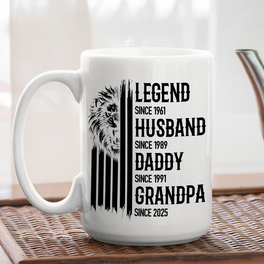 A True King - Personalized Custom Coffee Mug - Image 5
