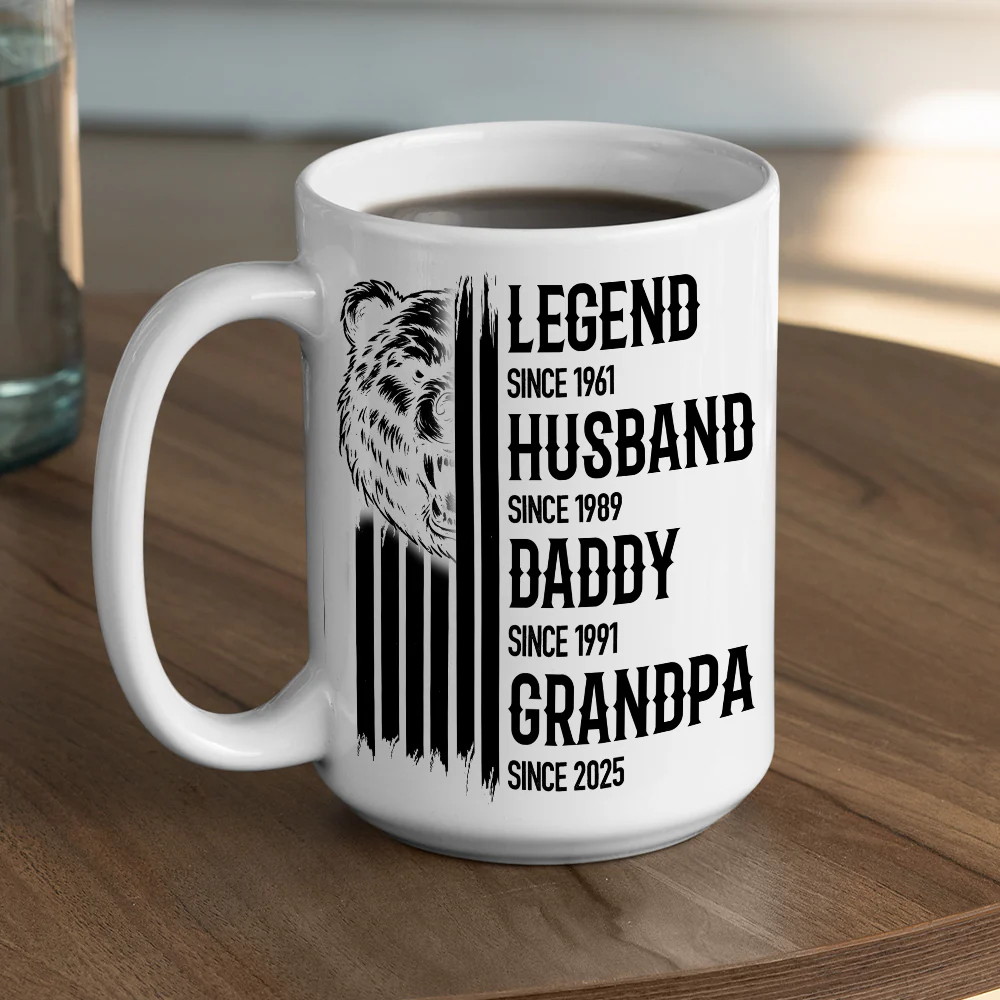 A True King - Personalized Custom Coffee Mug - Image 6