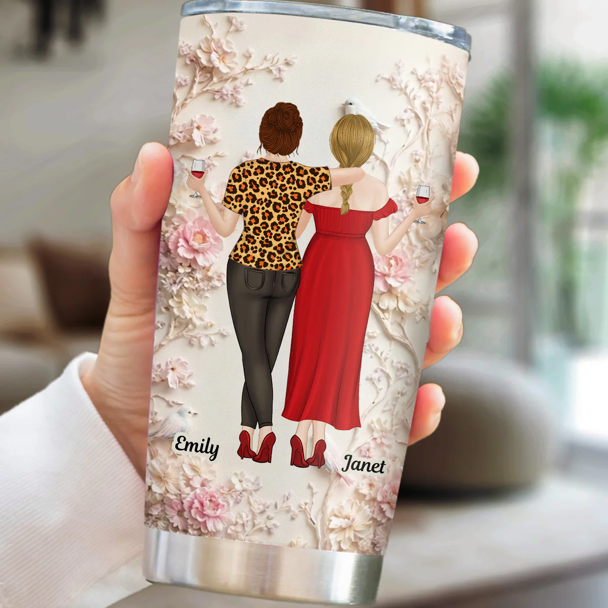 A True Treasure - Personalized Custom 3D Effect Tumbler - Image 2