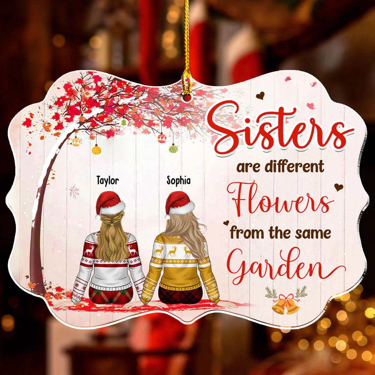 A Truly Great Friend - Personalized Custom Acrylic Ornament - Image 2