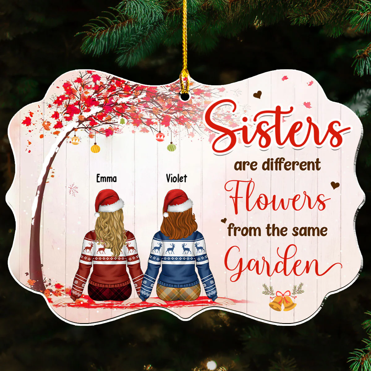 A Truly Great Friend - Personalized Custom Acrylic Ornament - Image 3