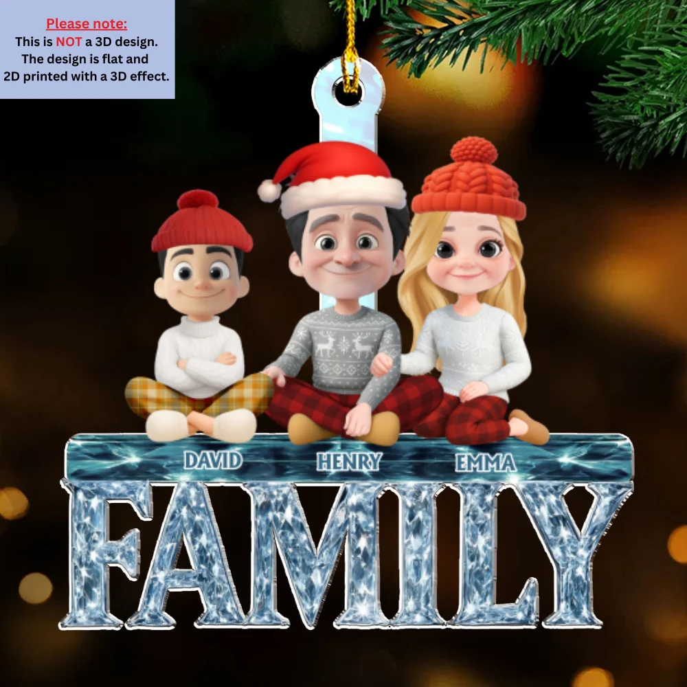 A Year To Remember - Personalized Custom Acrylic Ornament - Image 7