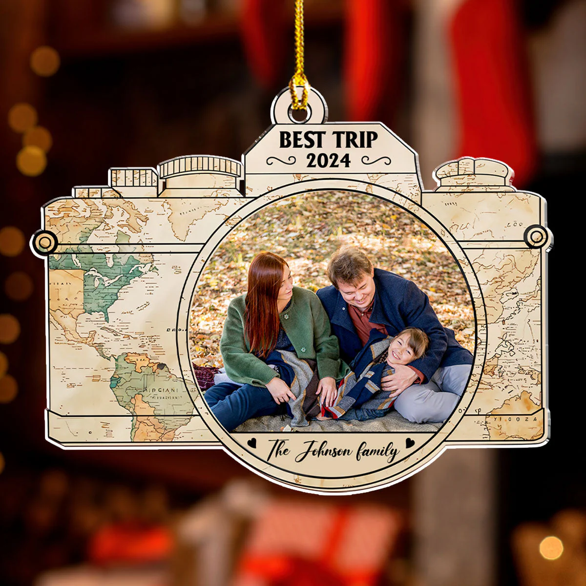 Adventure Ornament - Personalized Custom Acrylic Ornament - Image 4