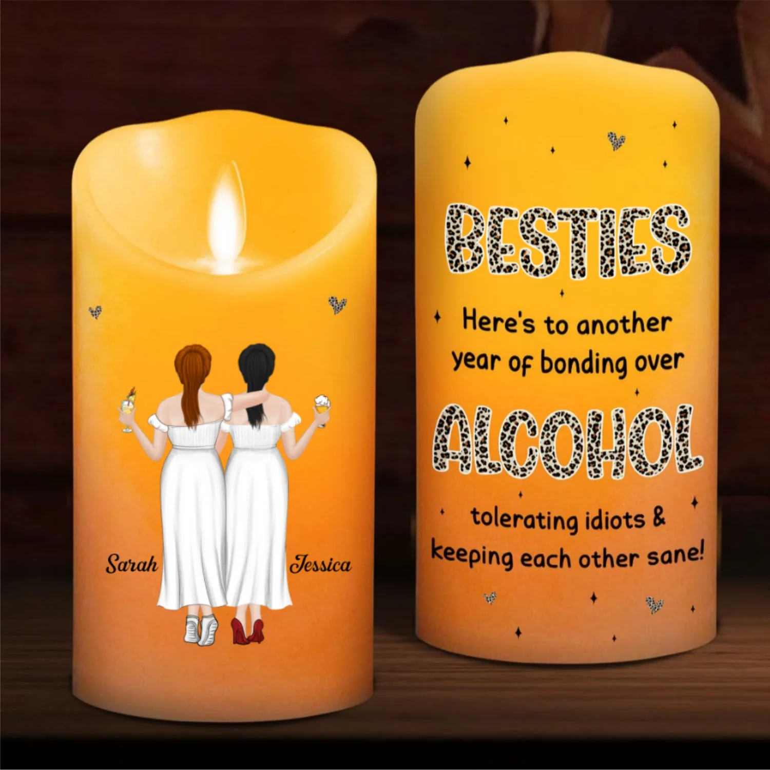 Alcohol Tolerating - Personalized Custom LED Candle - Image 6