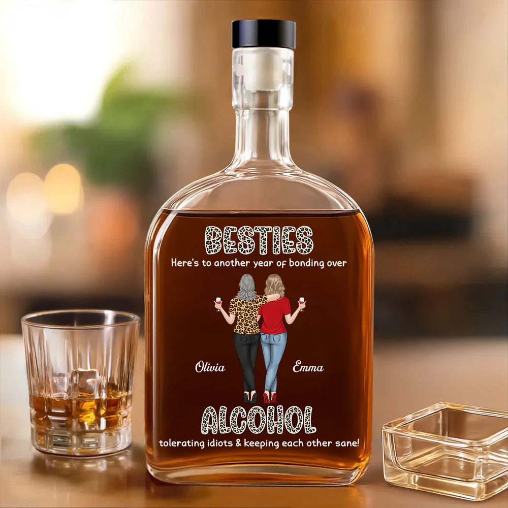 Alcohol Tolerating - Personalized Custom Spirits Decanter
