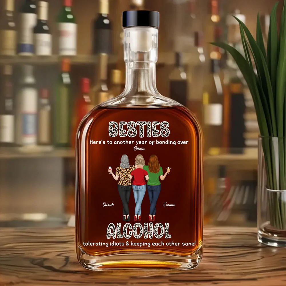 Alcohol Tolerating - Personalized Custom Spirits Decanter - Image 3