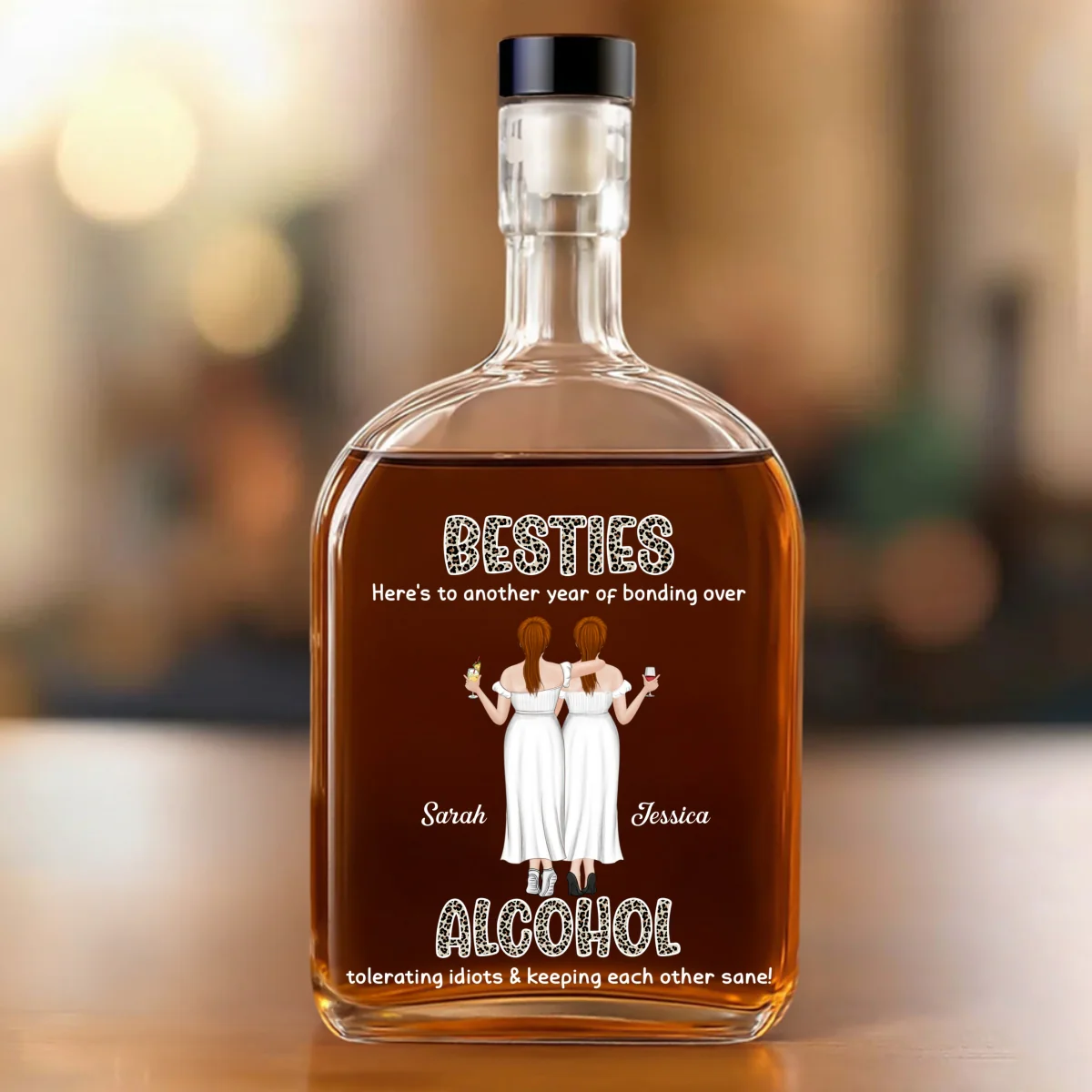 Alcohol Tolerating - Personalized Custom Spirits Decanter - Image 7
