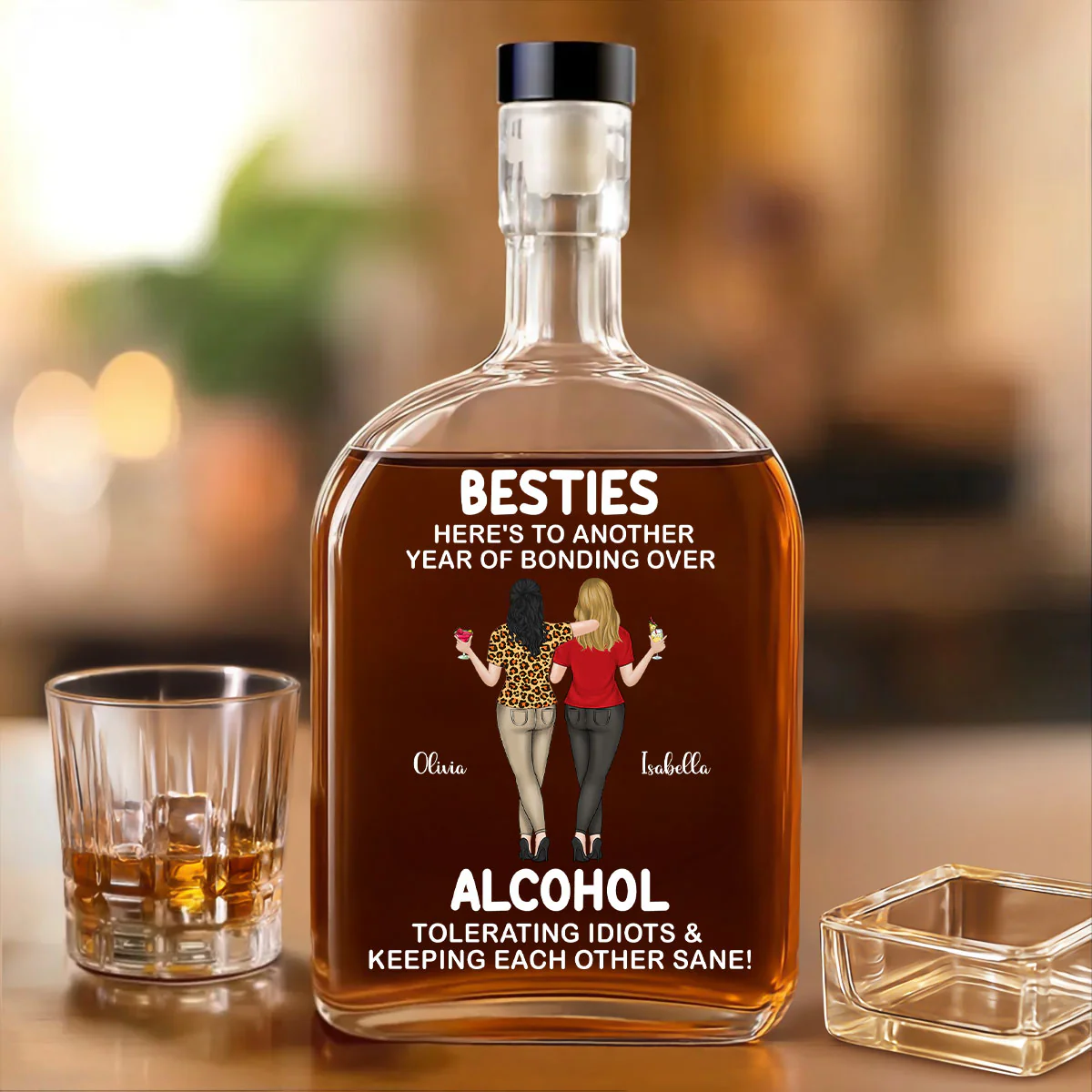 Alcohol Tolerating - Personalized Custom Spirits Decanter