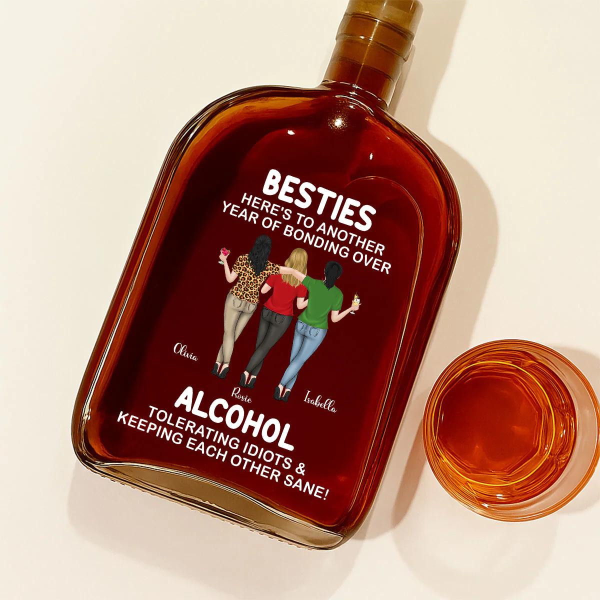 Alcohol Tolerating - Personalized Custom Spirits Decanter - Image 2