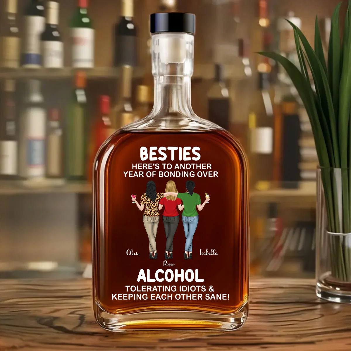 Alcohol Tolerating - Personalized Custom Spirits Decanter - Image 3