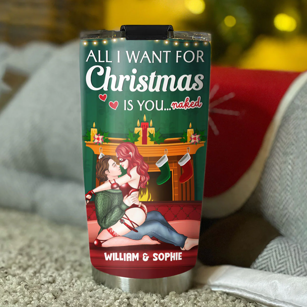 All I Want - Personalized Custom Tumbler - Image 5