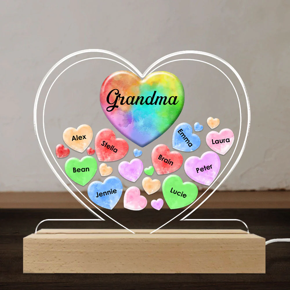 All My Beloved Sweethearts - Personalized Custom LED Light - Image 2