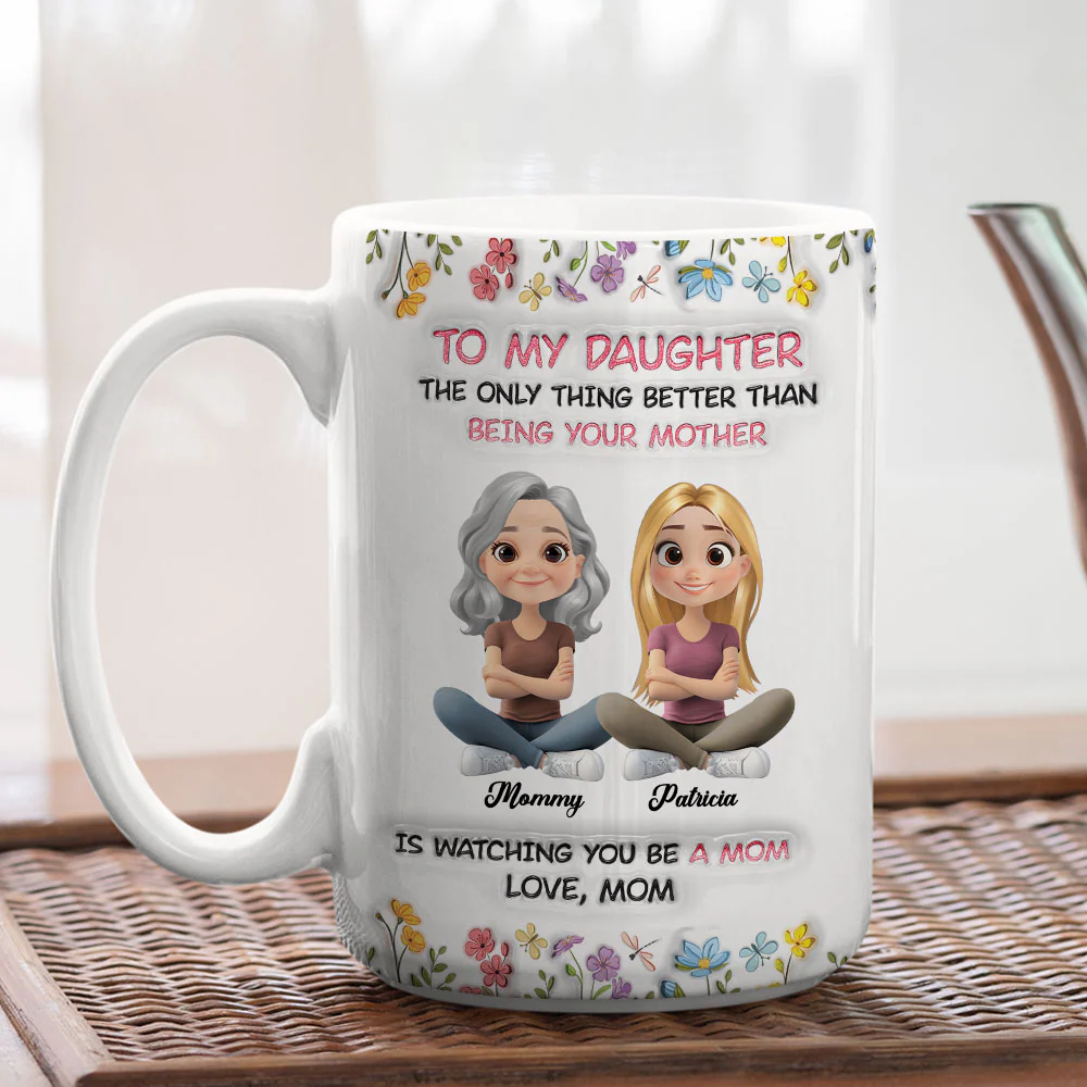 All My Love Is Yours My Child - Personalized Custom 3D Inflated Effect Mug - Image 3