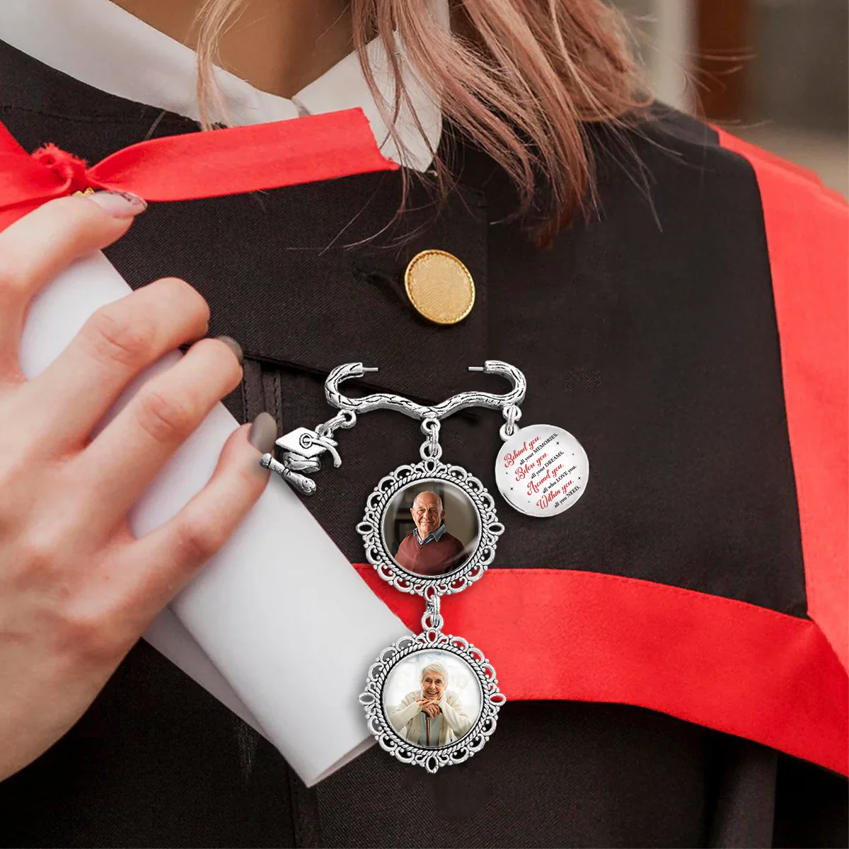 All You Need - Personalized Custom Graduation Tassel Pin - Image 3