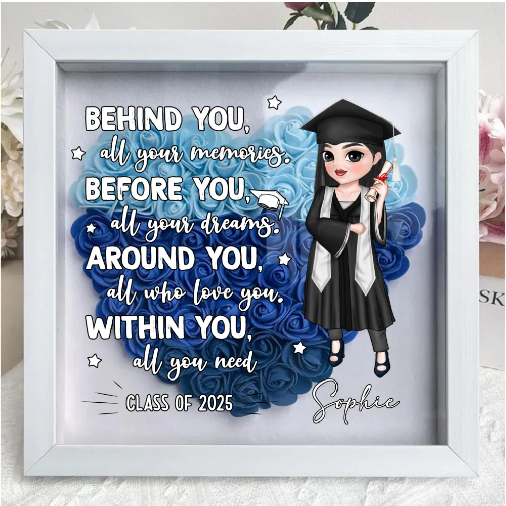 All Your Memories - Personalized Custom Flower Shadow Box - Image 6