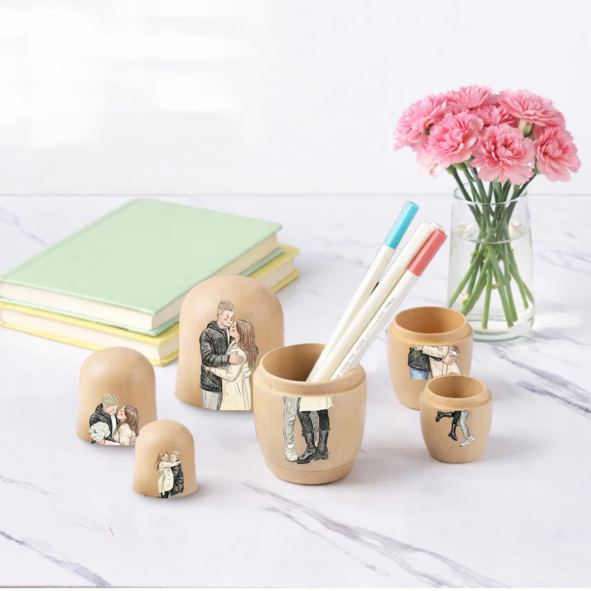 Always And Forever - Personalized Custom Nesting Doll - Image 5