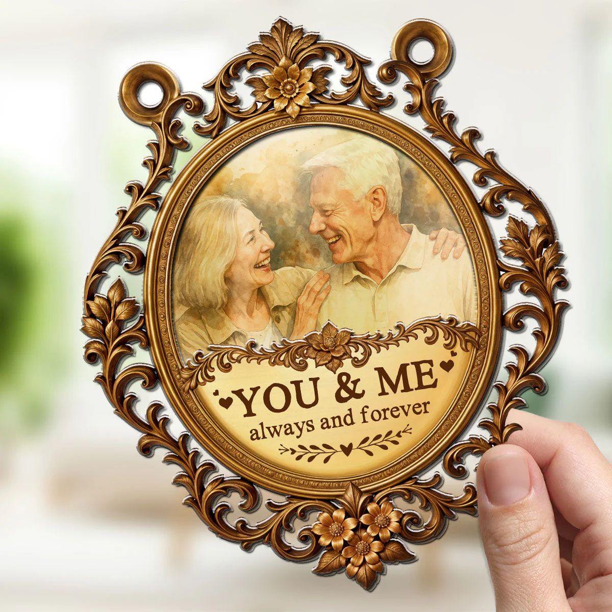 Always And Forever - Personalized Custom Suncatcher - Image 3