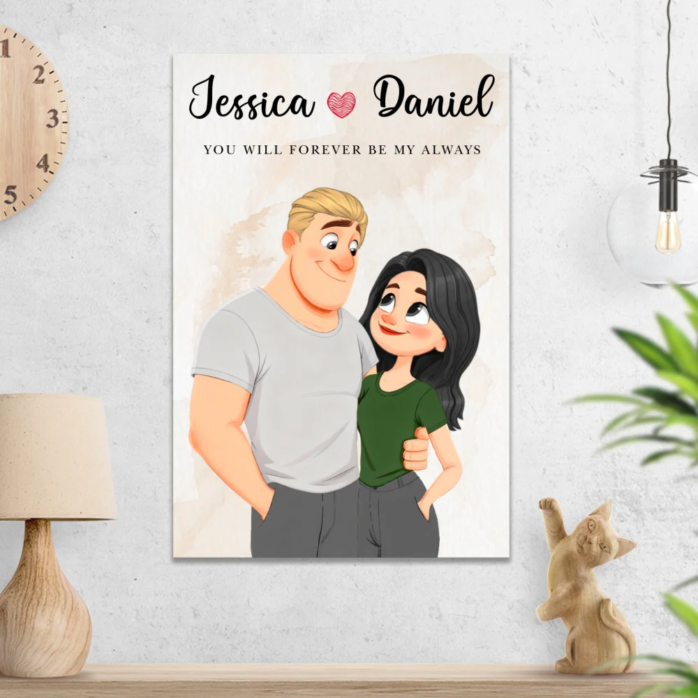 Always And Forever Us - Personalized Custom Poster - Image 5