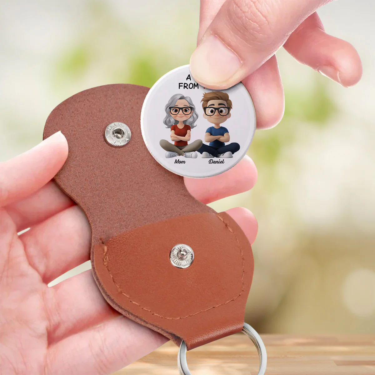 Always Choose You Mom And Son - Personalized Custom Pocket Hug - Image 3