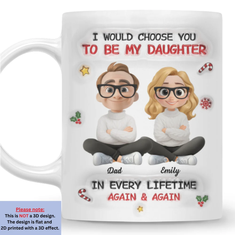 Always Choose You - Personalized Custom 3D Inflated Effect Mug - Image 7