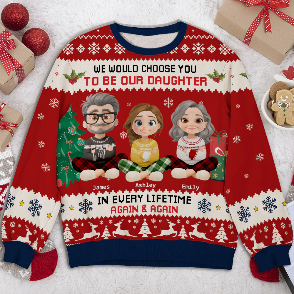 Always Choose You - Personalized Custom All-Over-Print Sweatshirt - Image 6