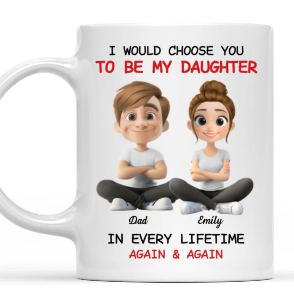 Always Choose You - Personalized Custom Coffee Mug - Image 7
