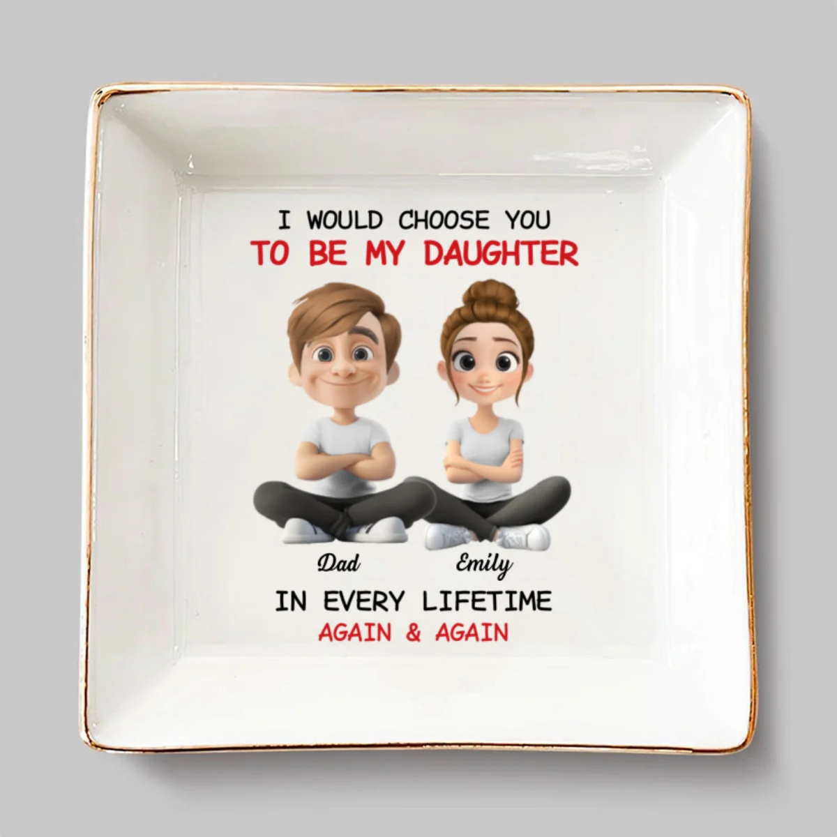 Always Choose You - Personalized Custom Jewelry Dish - Image 6