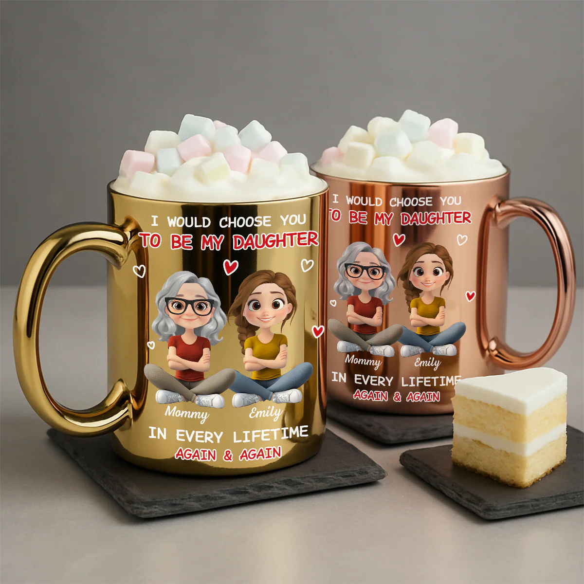 Always Choose You - Personalized Custom Metallic Mug - Image 4