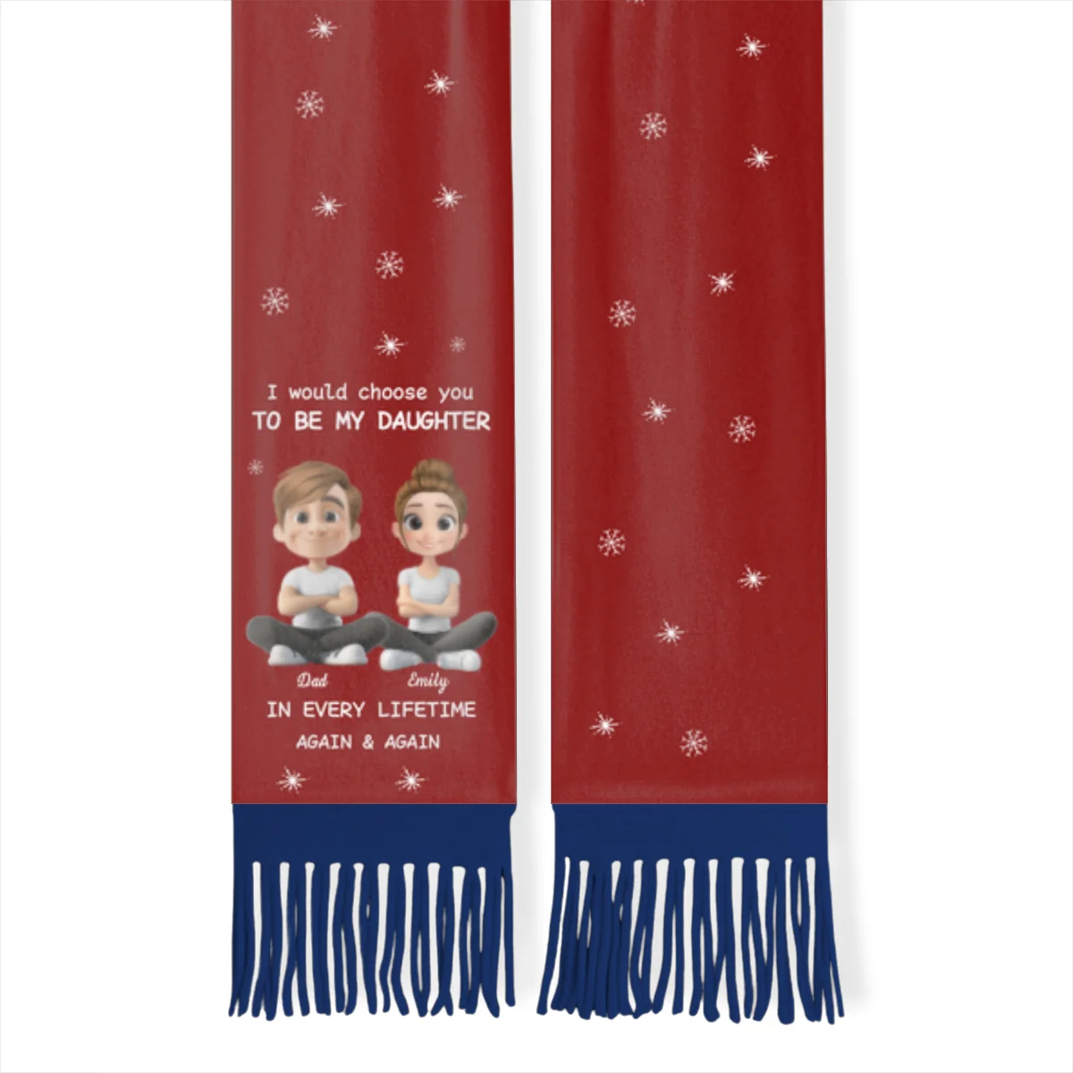 Always Choose You - Personalized Custom Scarf - Image 8
