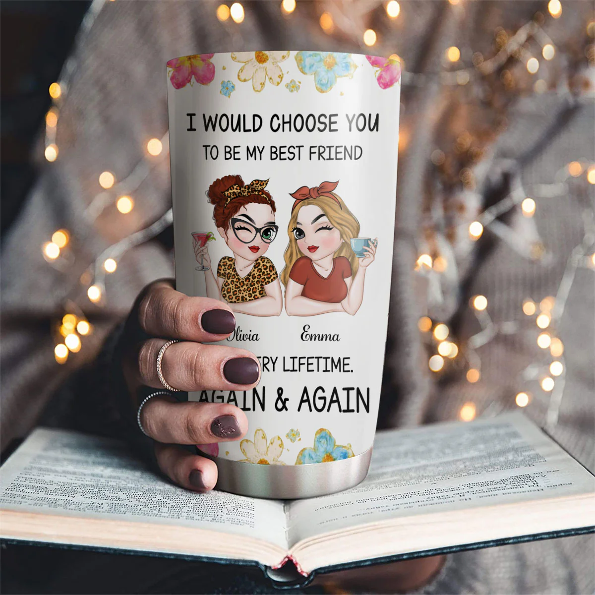Always Choose You - Personalized Custom Tumbler - Image 2