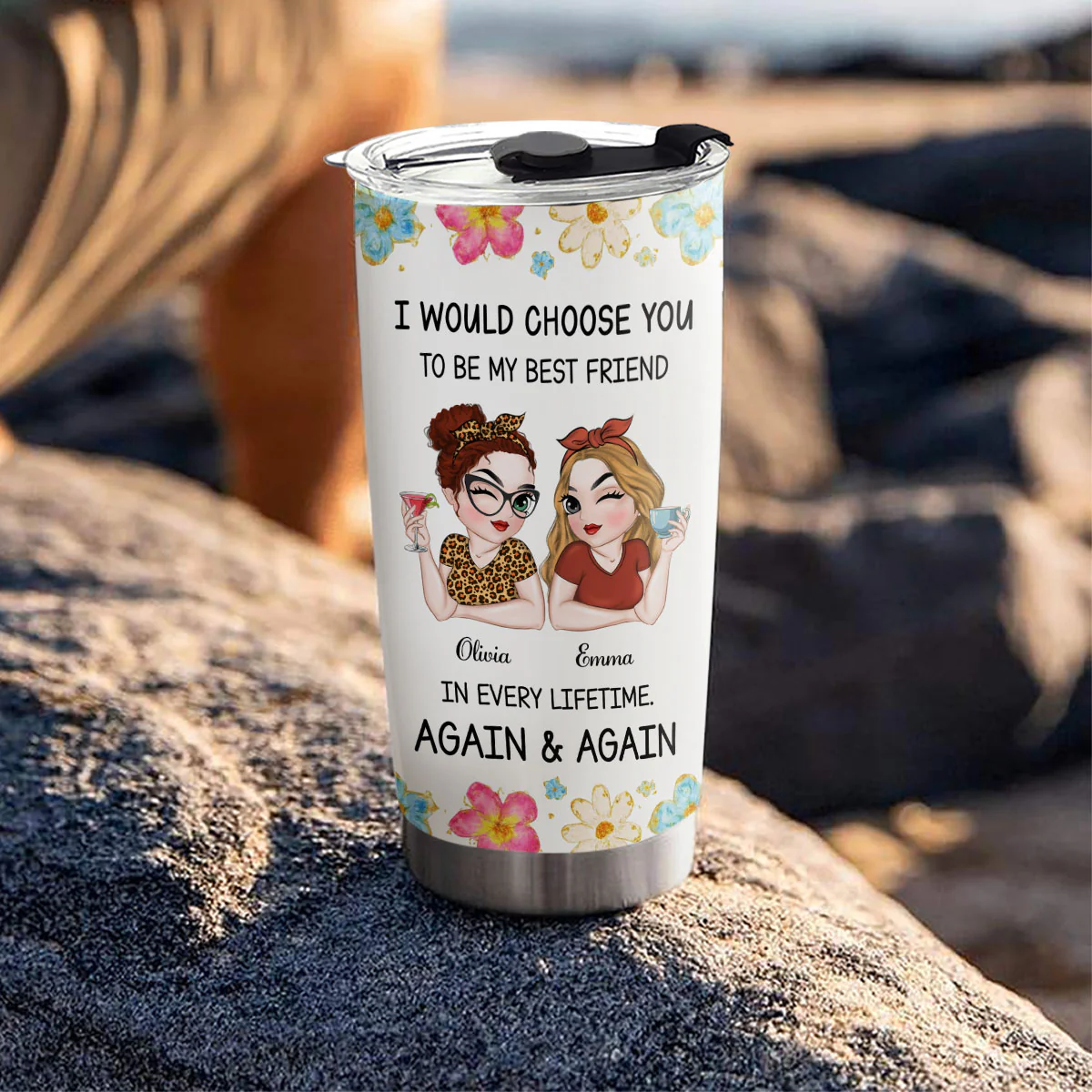 Always Choose You - Personalized Custom Tumbler - Image 4