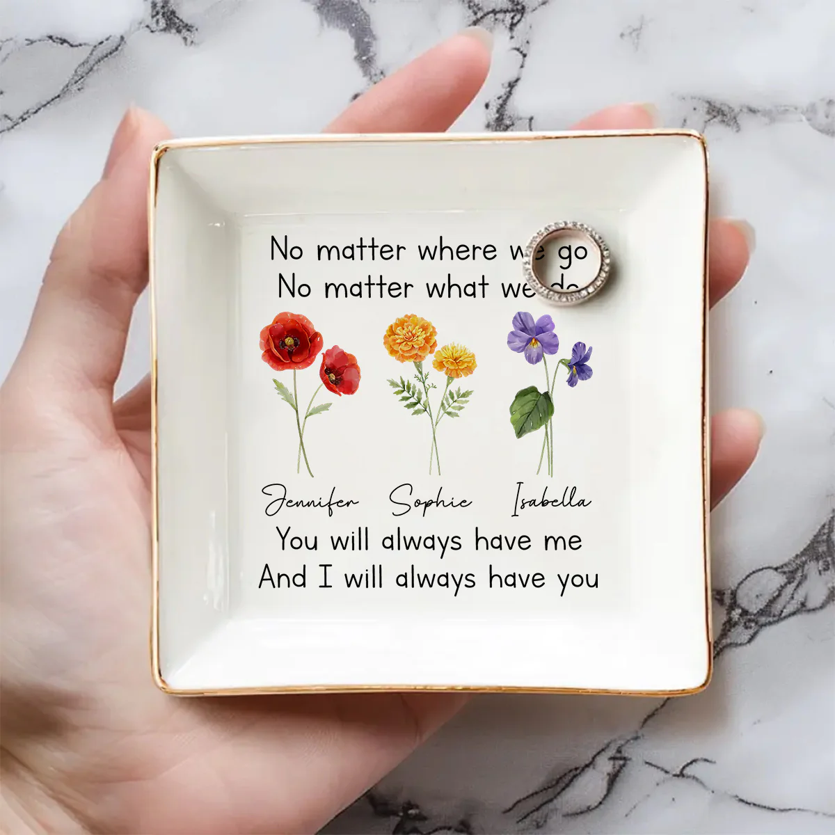 Always Have You - Personalized Custom Jewelry Dish - Image 2