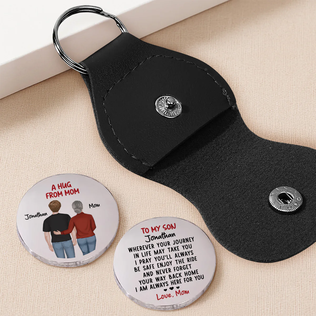 Always Here For You - Personalized Custom Pocket Hug - Image 2