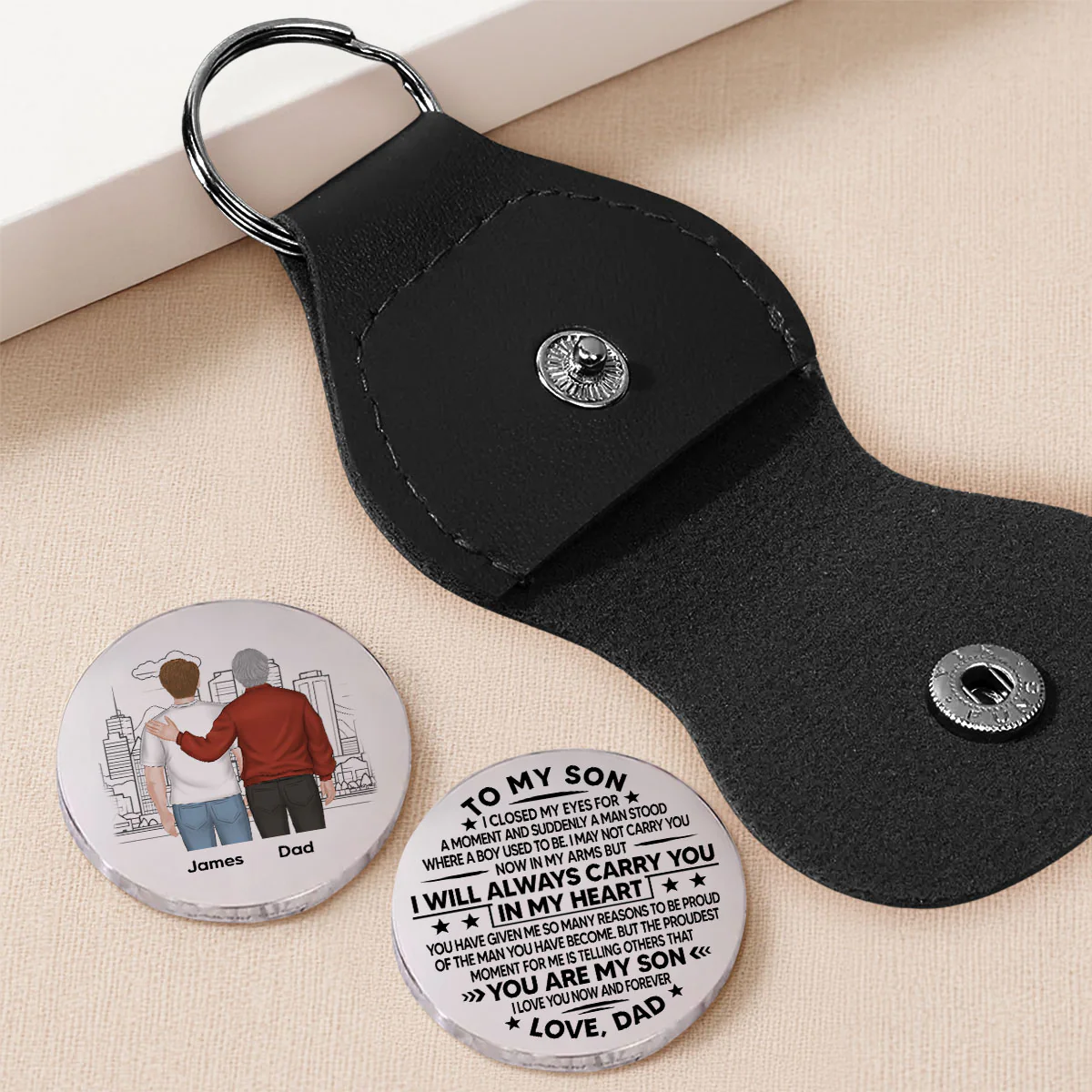 Always Here With You - Personalized Custom Pocket Hug - Image 2