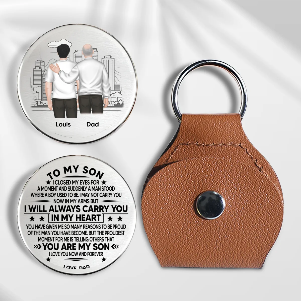 Always Here With You - Personalized Custom Pocket Hug - Image 8
