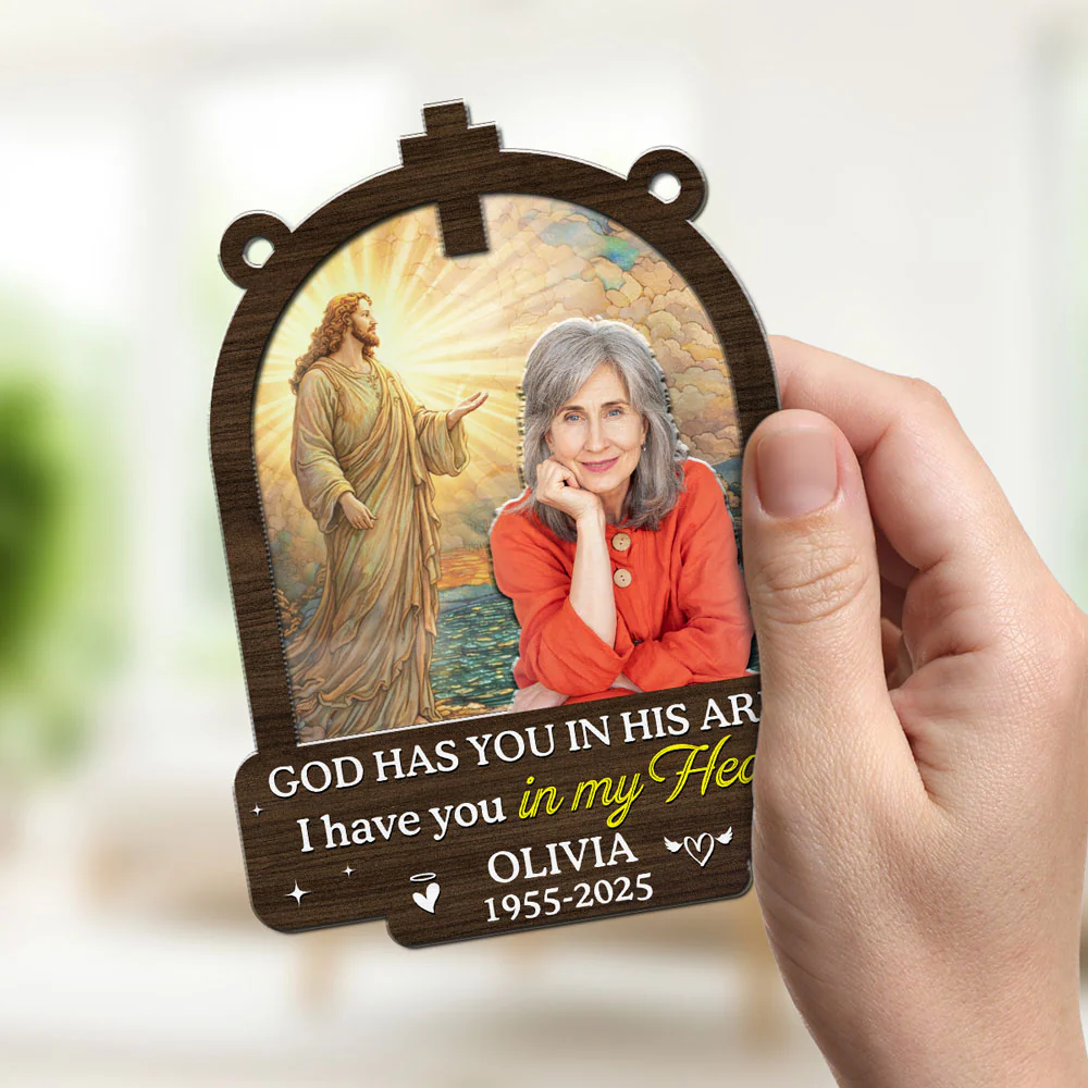 Always In My Heart - Personalized Custom Suncatcher - Image 2