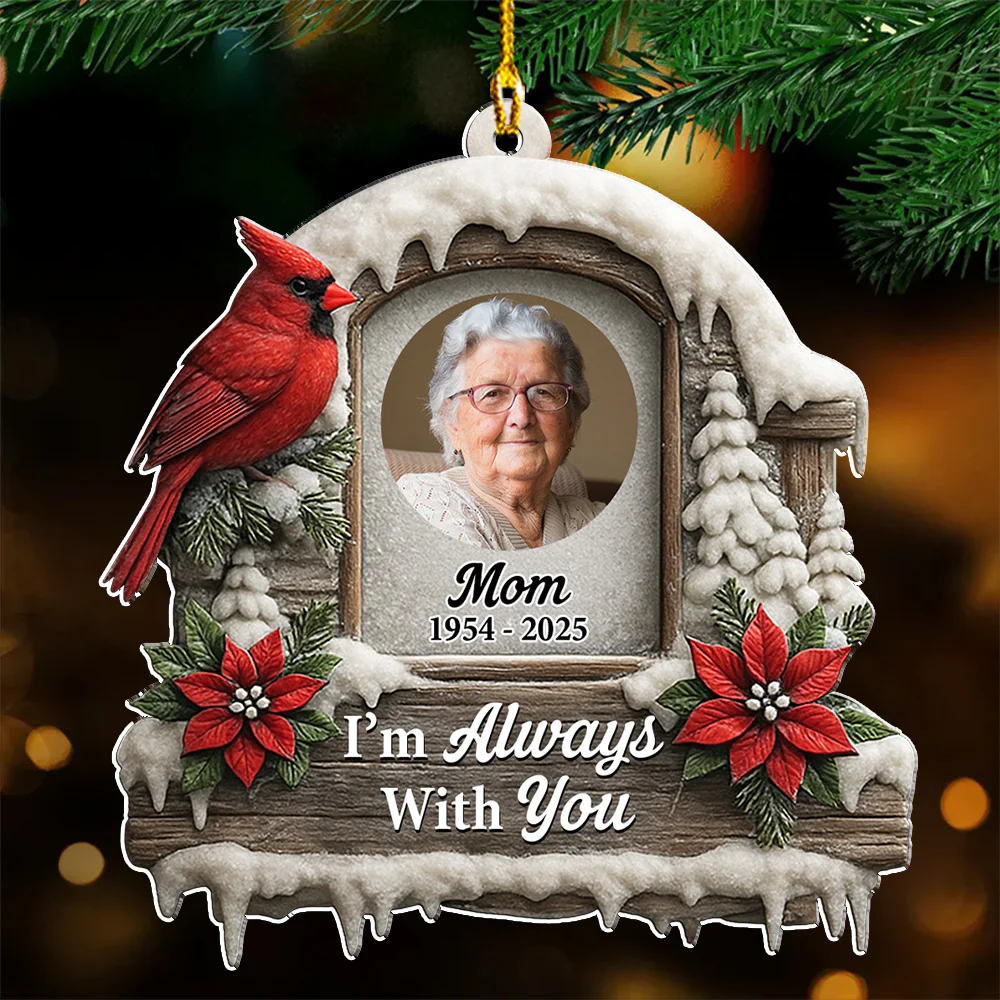 Always In My Memory - Personalized Custom Acrylic Ornament - Image 5