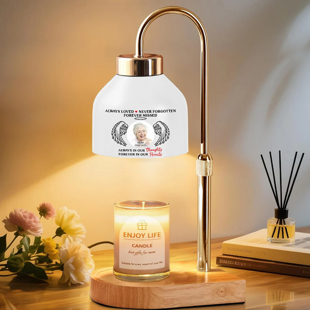 Always In Our Thoughts  - Personalized Custom Candle Warmer Lamp - Image 3