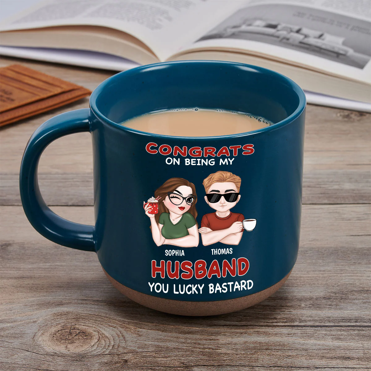 Always Love You - Personalized Custom Pottery Mug - Image 2