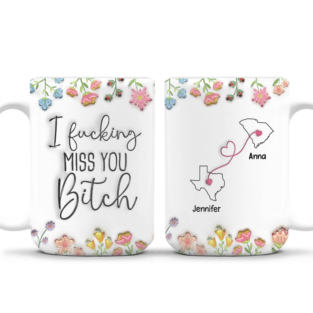 Always Miss You - Personalized Custom 3D Inflated Effect Mug - Image 7