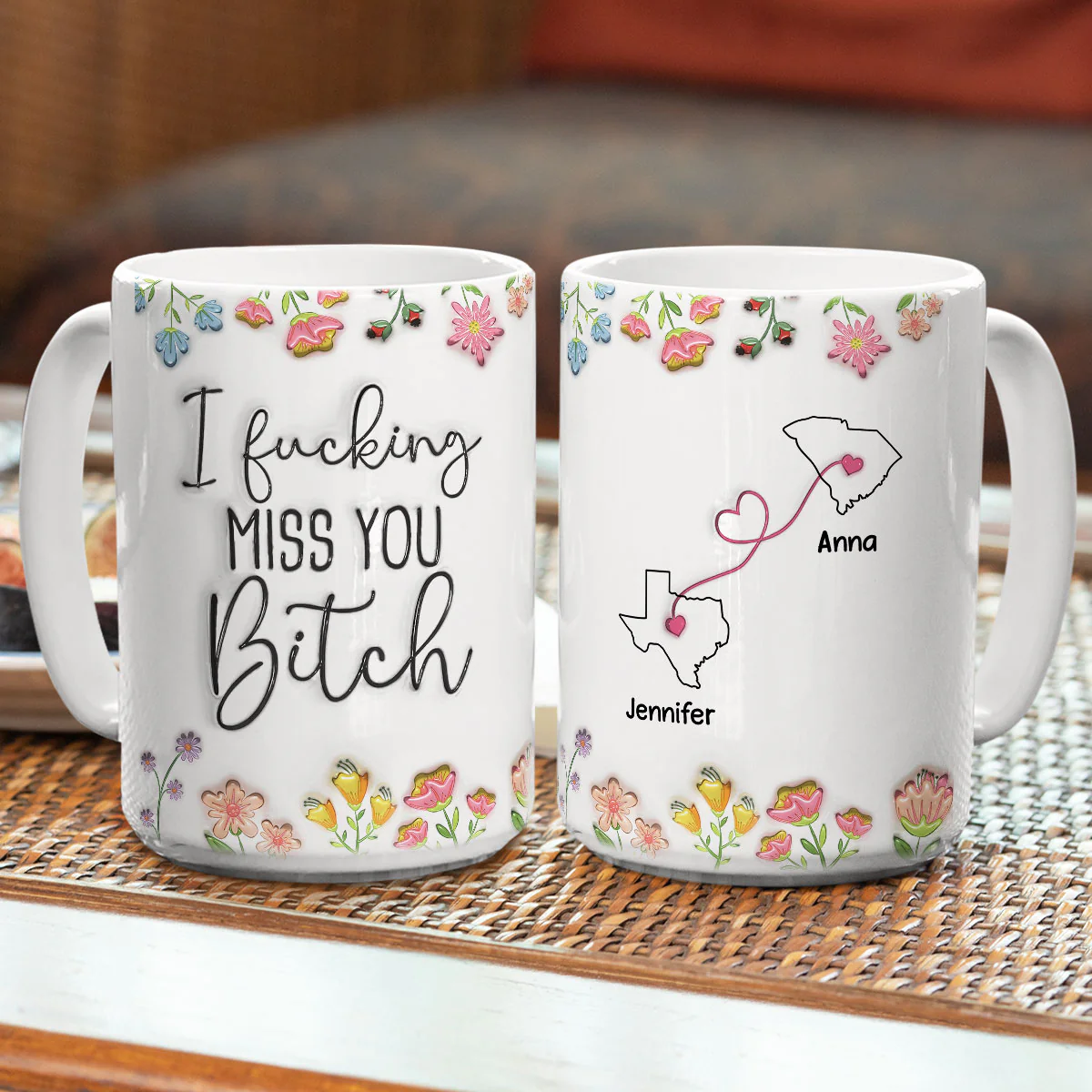 Always Miss You - Personalized Custom 3D Inflated Effect Mug - Image 8