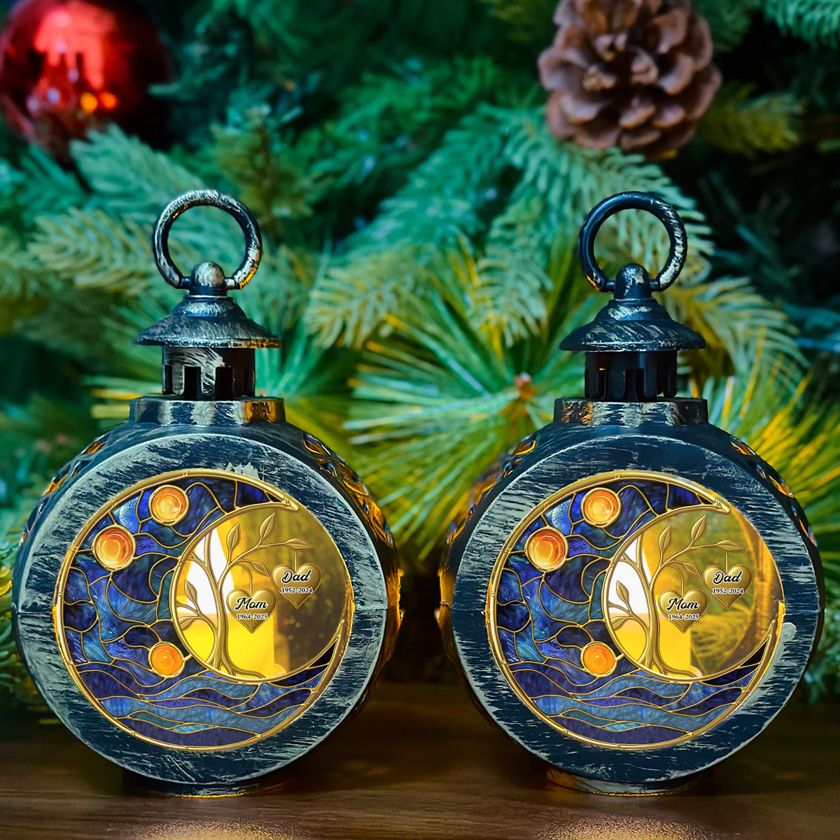 Always Miss You - Personalized Custom Christmas Lantern - Image 6