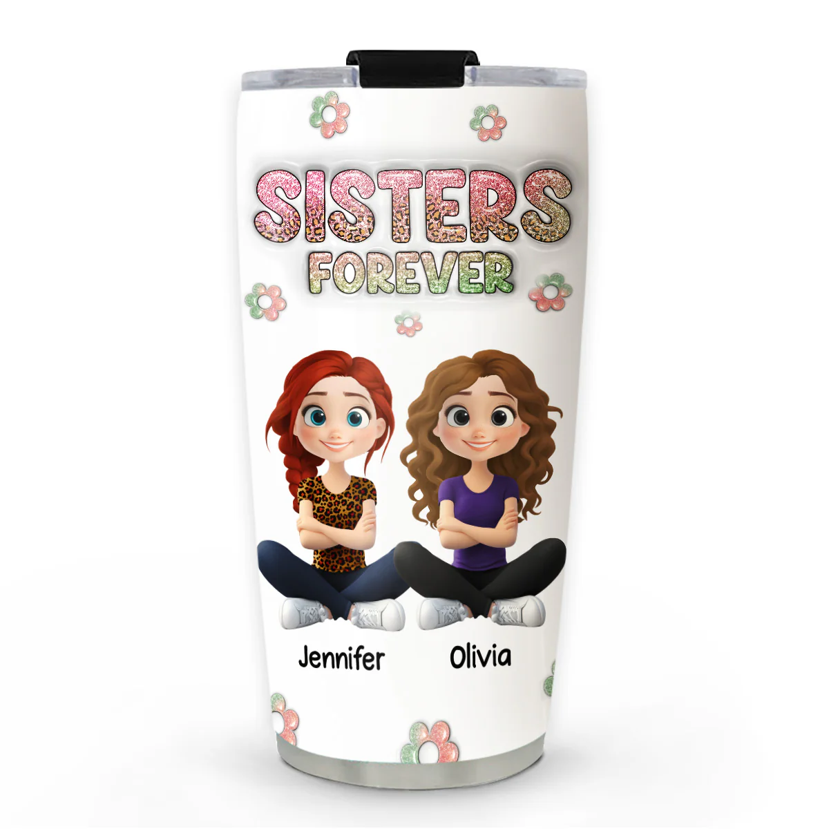 Always My Bestfriend - Personalized Custom 3D Inflated Effect Tumbler
