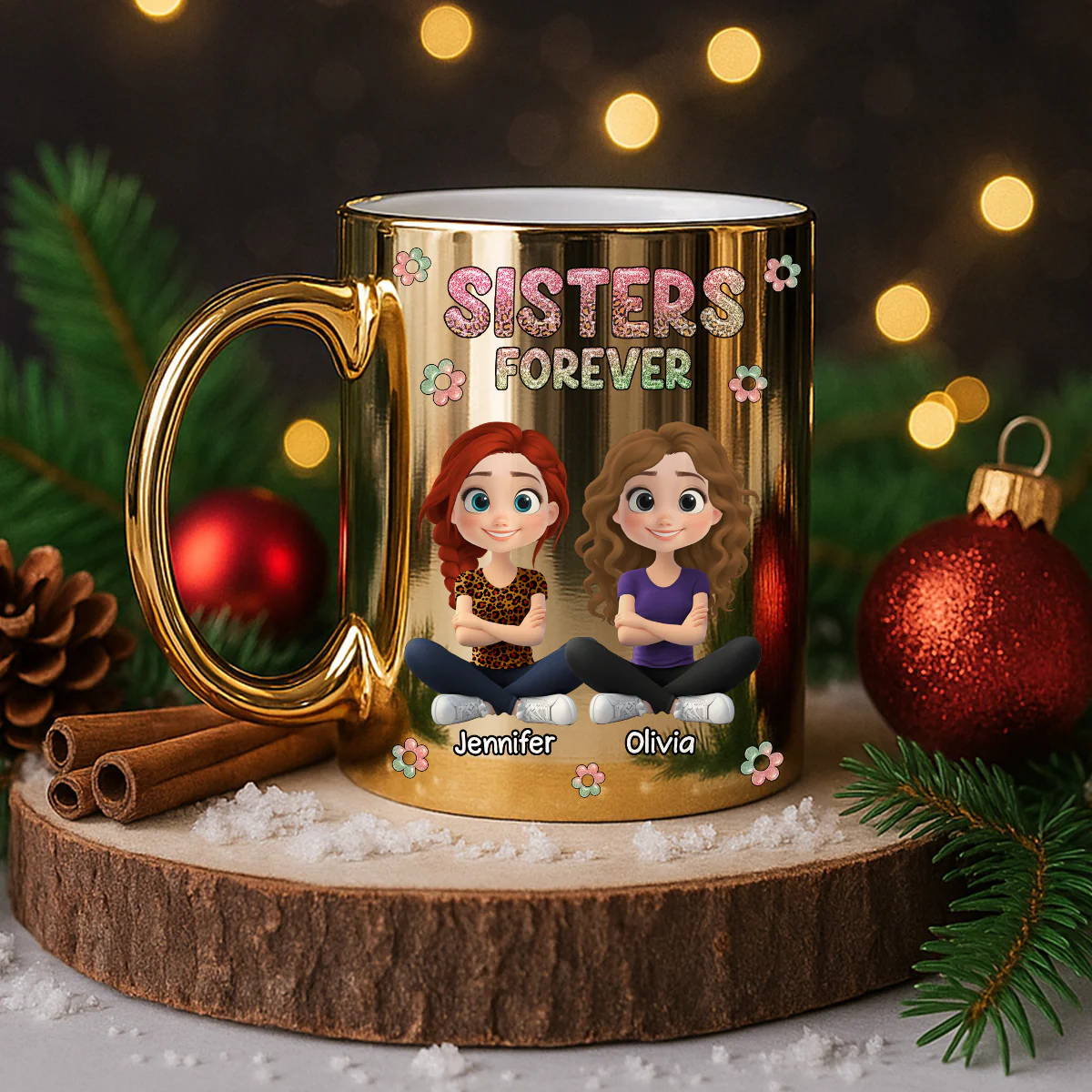 Always My Bestfriend - Personalized Custom Metallic Mug