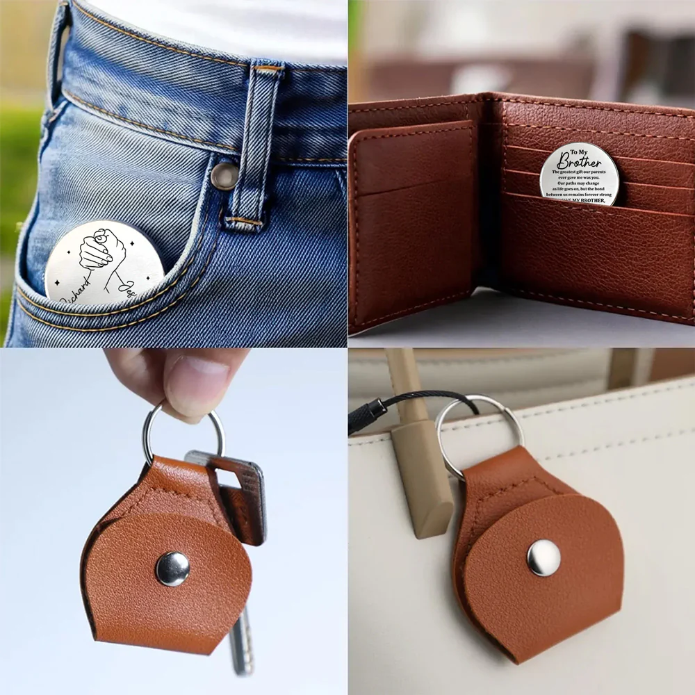 Always My Brother - Personalized Custom Pocket Hug - Image 4